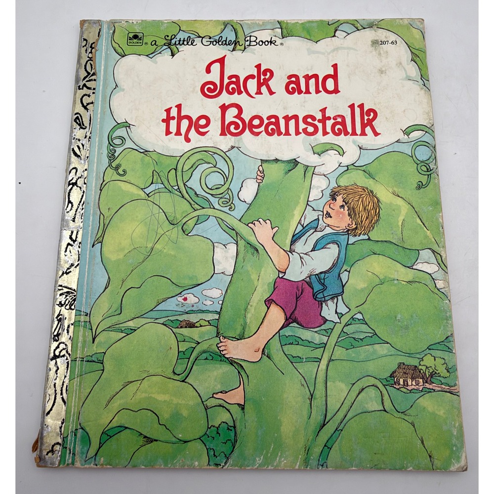 Jack and the Beanstalk Little Golden Book 1990 Vintage 207-63 Dora Leder